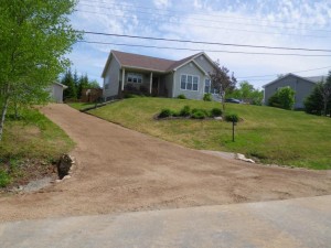 Class A brown driveway gravel